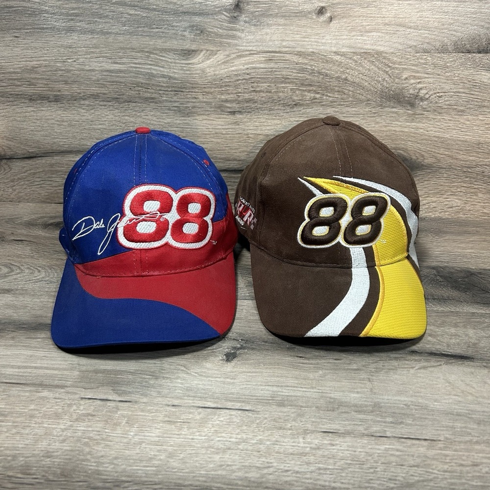 2 Vintage Chase Authentic Dale Jarrett #88 Racing Snapback Hat Cap UPS Logo